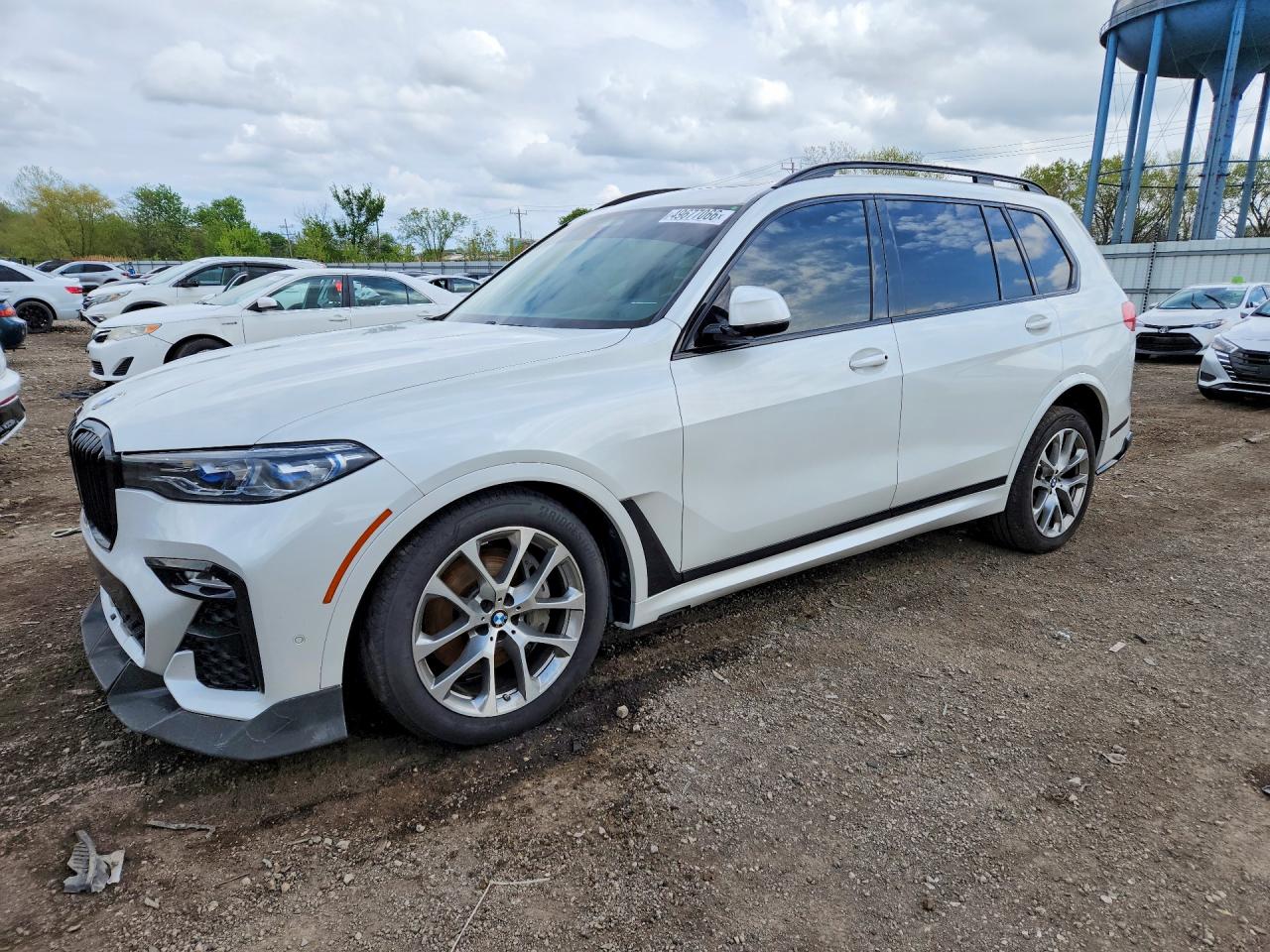 2019 BMW X7 xDrive50i, VIN 5UXCX4C54KLB40174 — Water / flood