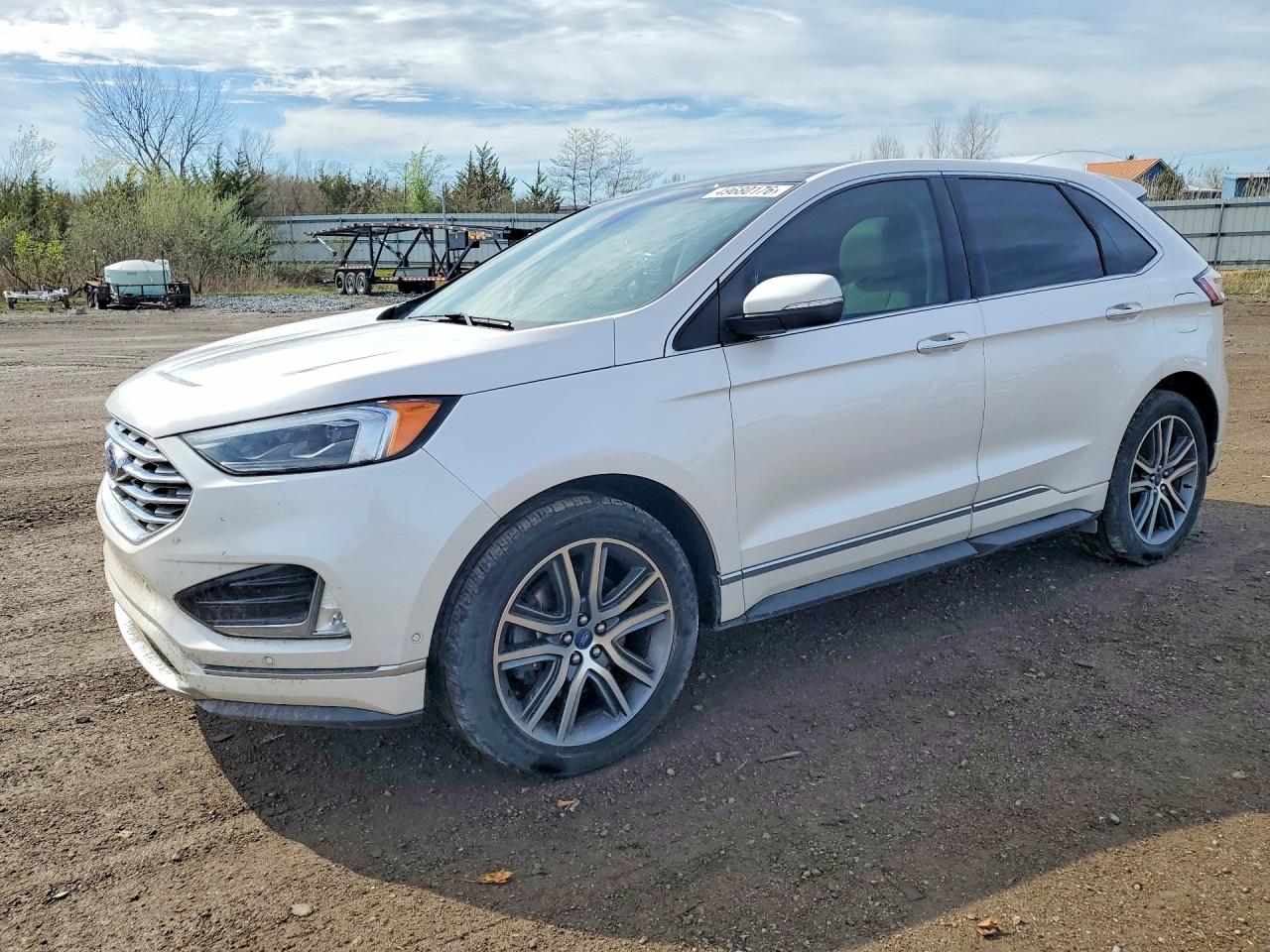 2019 Ford Edge Titanium, VIN 2FMPK4K9XKBB03967 — Rear end