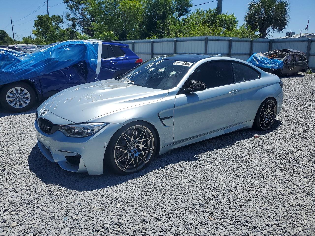 2017 BMW M4, VIN WBS3R9C55HK708896 — Vandalism