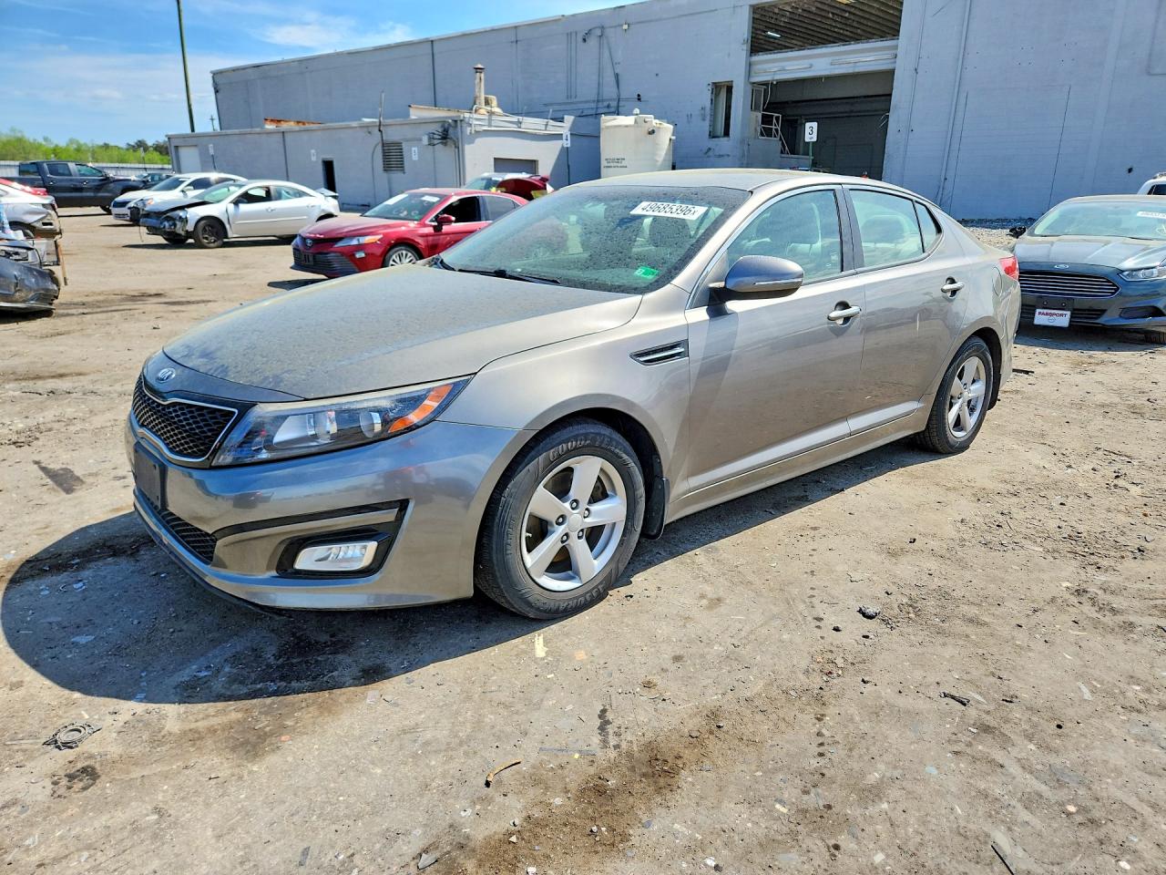 2014 Kia Optima LX, VIN 5XXGM4A74EG347441 — Minor dents and scratches