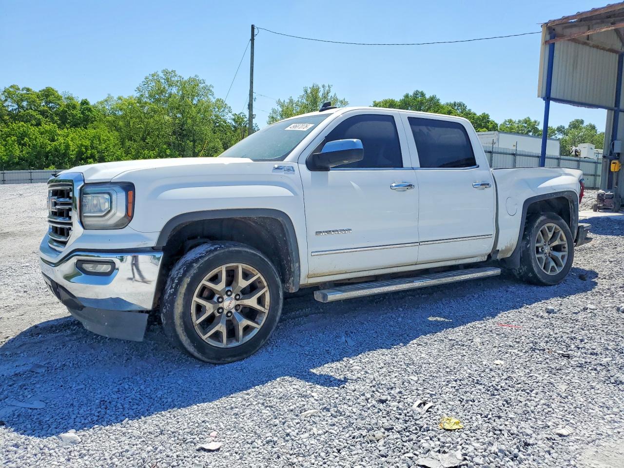 2018 GMC Sierra 1500 SLT, VIN 3GTU2NEC4JG215888 — Rear end