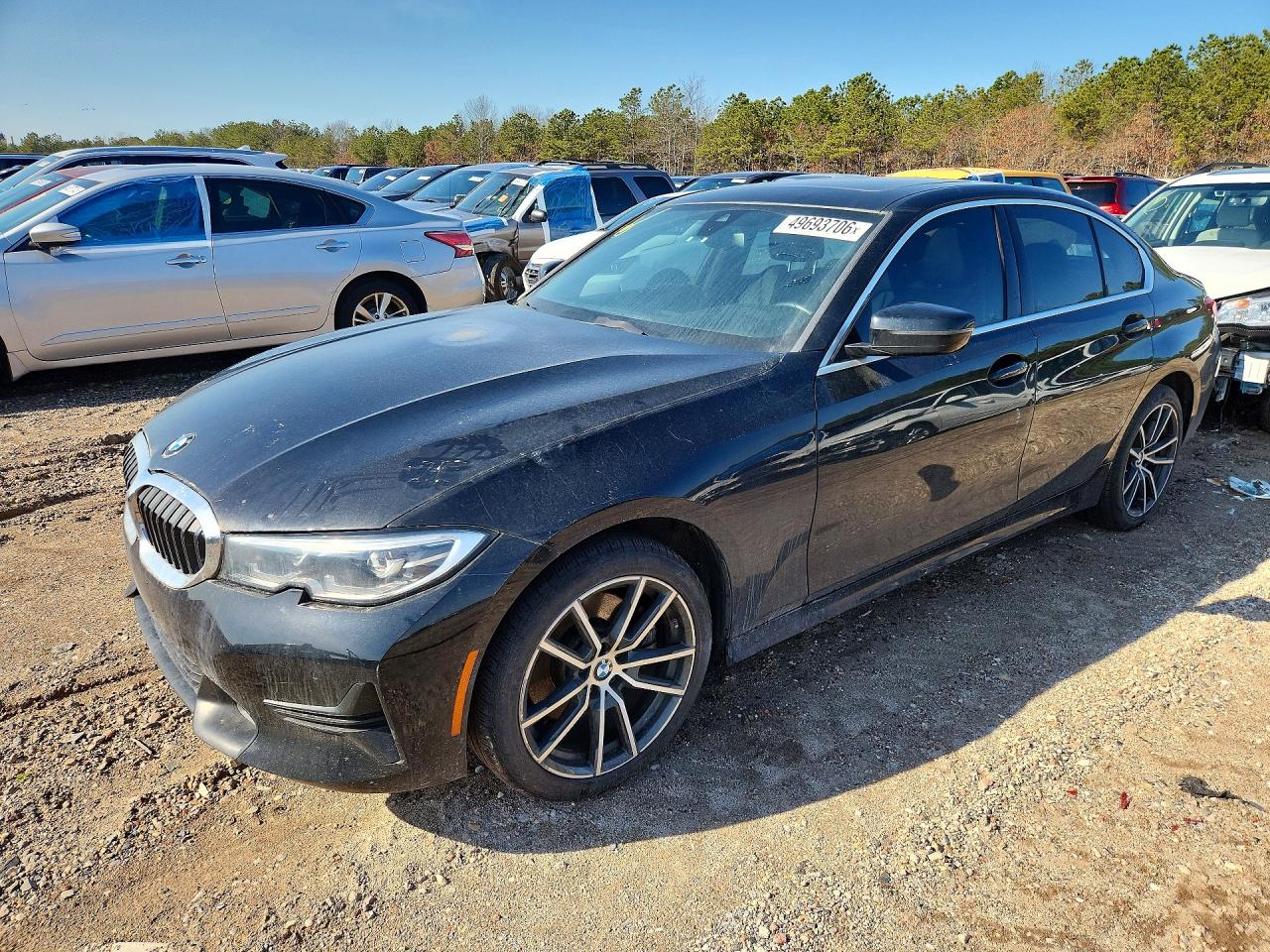 2020 BMW 3 Series 330i xDrive, VIN 3MW5R7J09L8B23497 — Engine fire