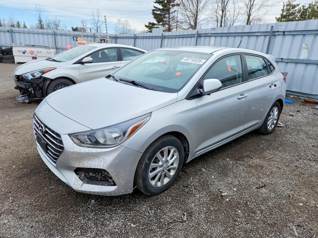 2020 Hyundai Accent, VIN 3KPC25A67LE116198 — Front end