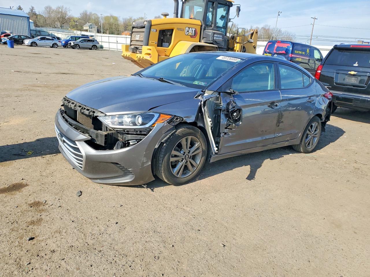 2018 Hyundai Elantra SEL, VIN 5NPD84LF2JH267890 — Front end