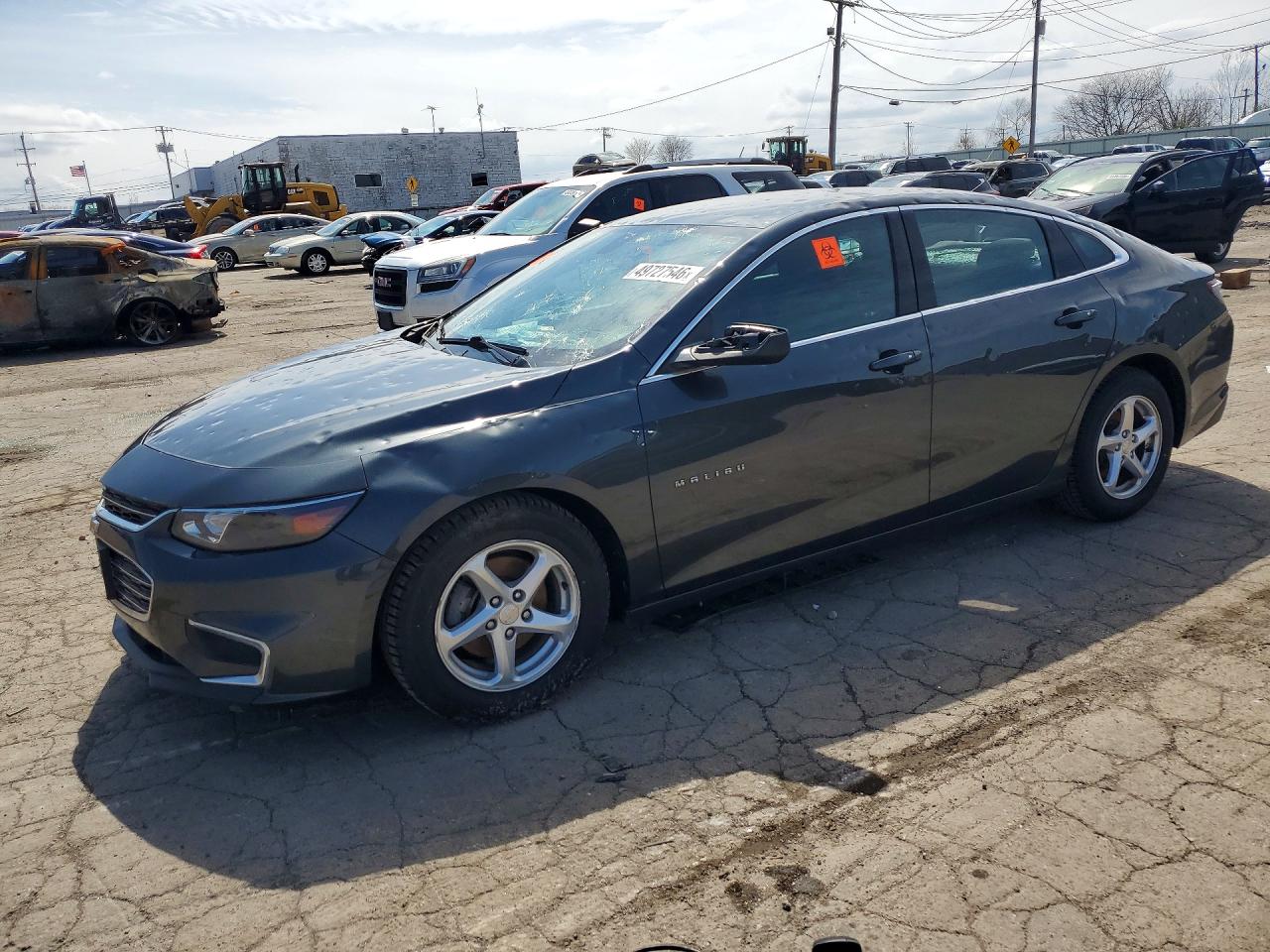 2017 Chevrolet Malibu LS, VIN 1G1ZB5ST9HF202309 — Hail