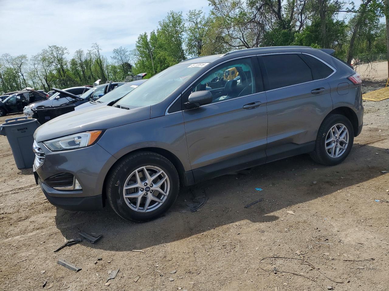 2022 Ford Edge SEL, VIN 2FMPK4J92NBA07773 — Бок