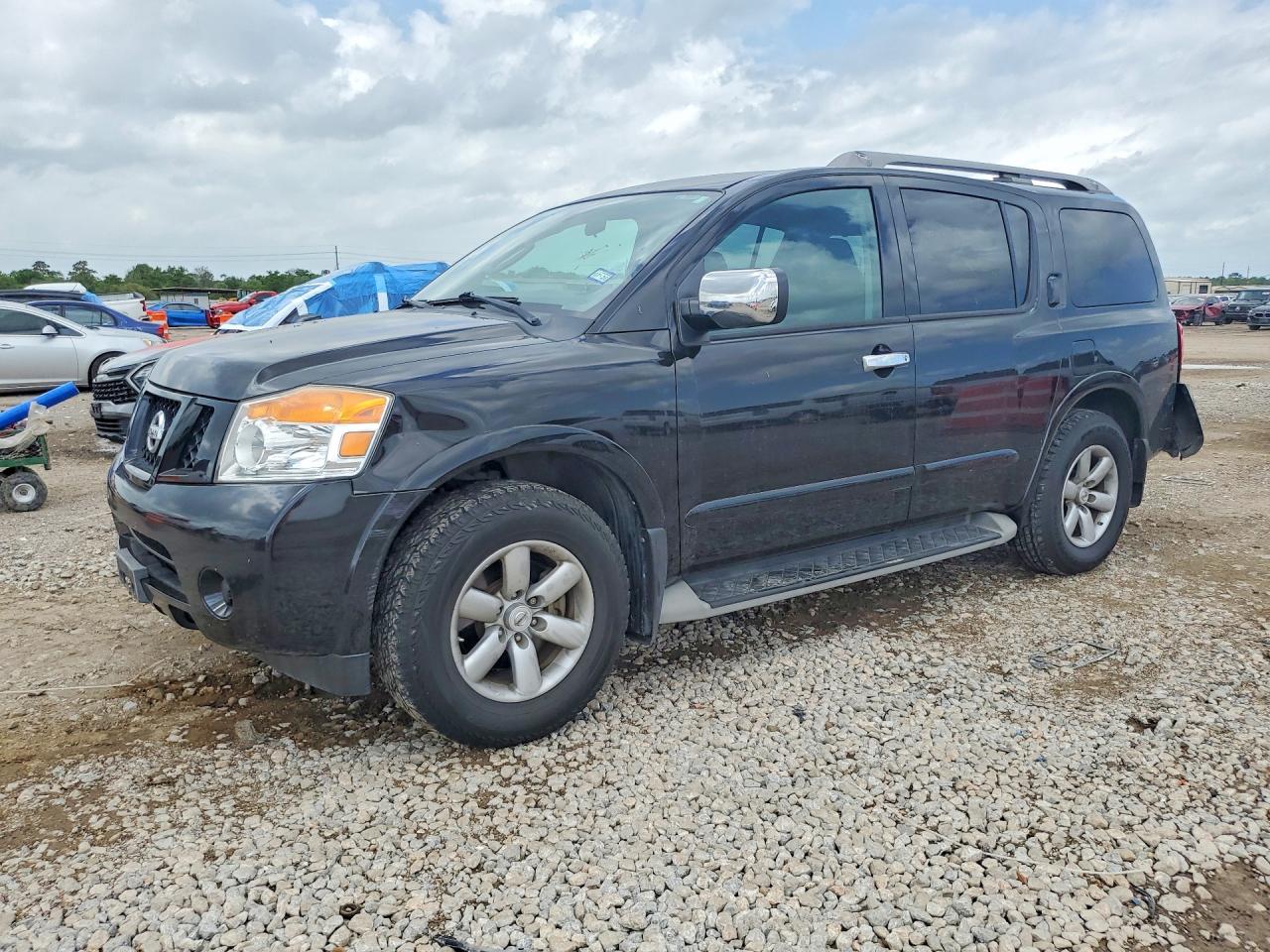 2011 Nissan Armada SV, VIN 5N1BA0NDXBN600821 — Rear end