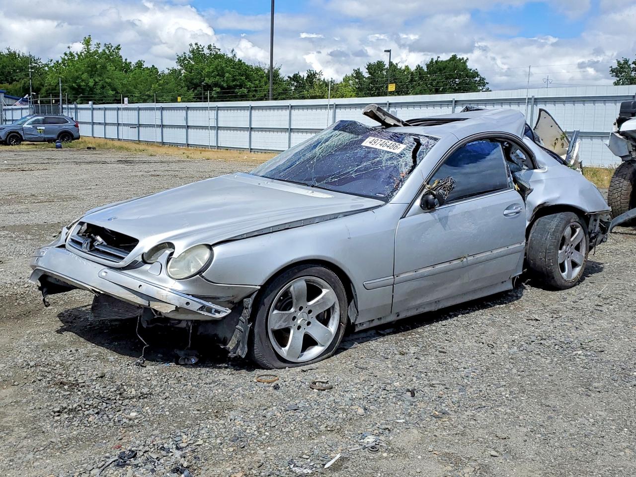 2002 Mercedes-Benz CL AMG, VIN WDBPJ73J42A025181 — Rollover