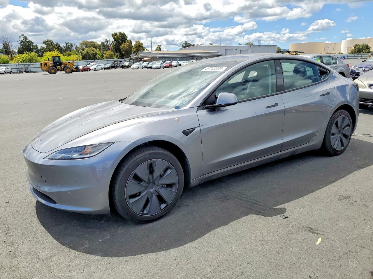 2025 Tesla Model 3 Long Range, VIN 5YJ3E1EA1SF976959 — Vandalism