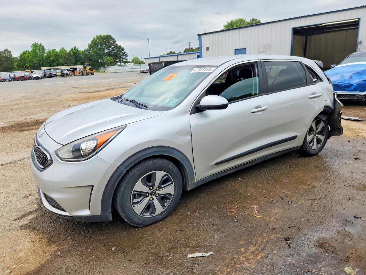 2017 Kia Niro FE, VIN KNDCB3LC0H5046019 — Rear end