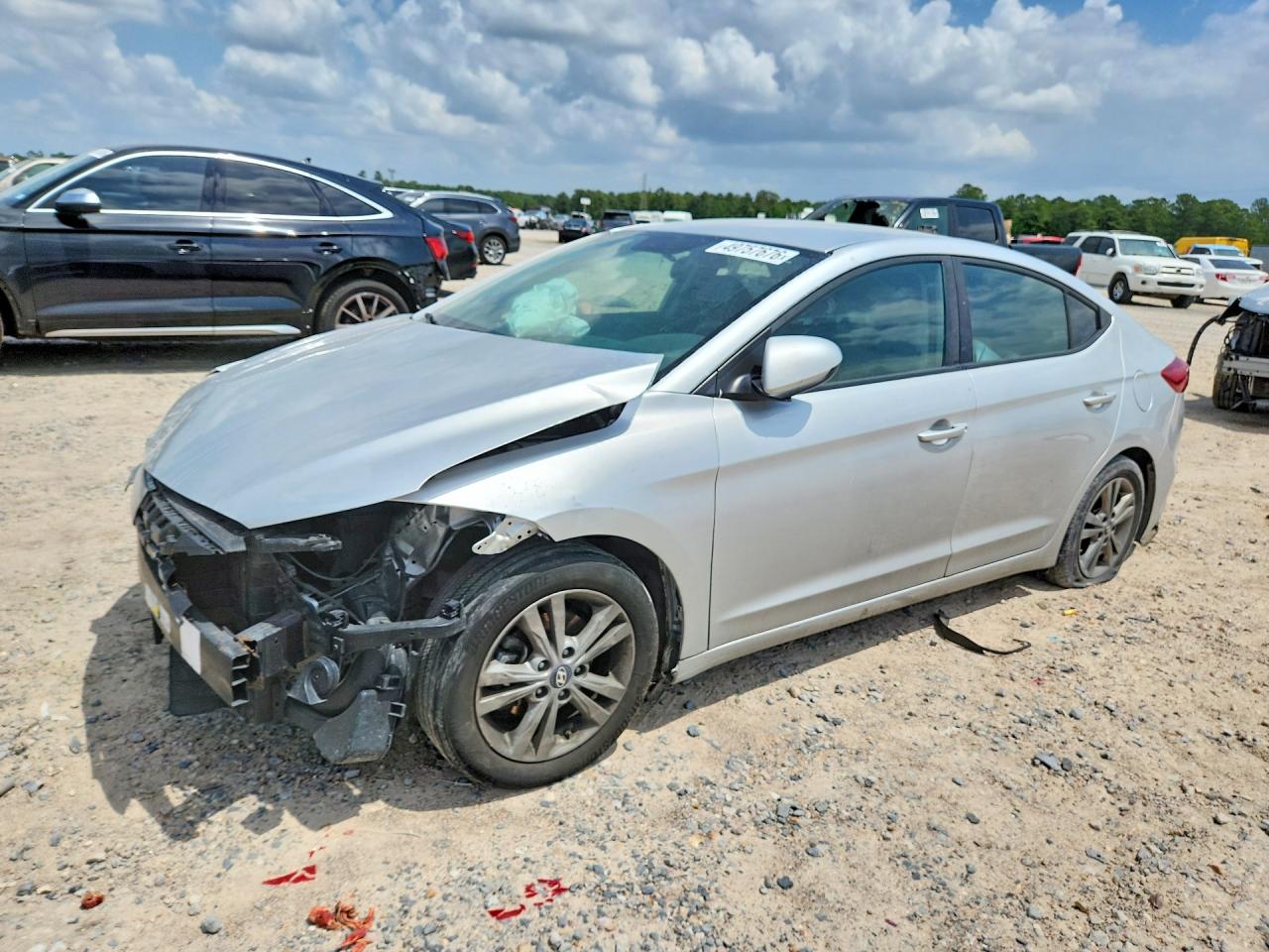 2018 Hyundai Elantra SEL, VIN 5NPD84LF8JH245019 — Front end