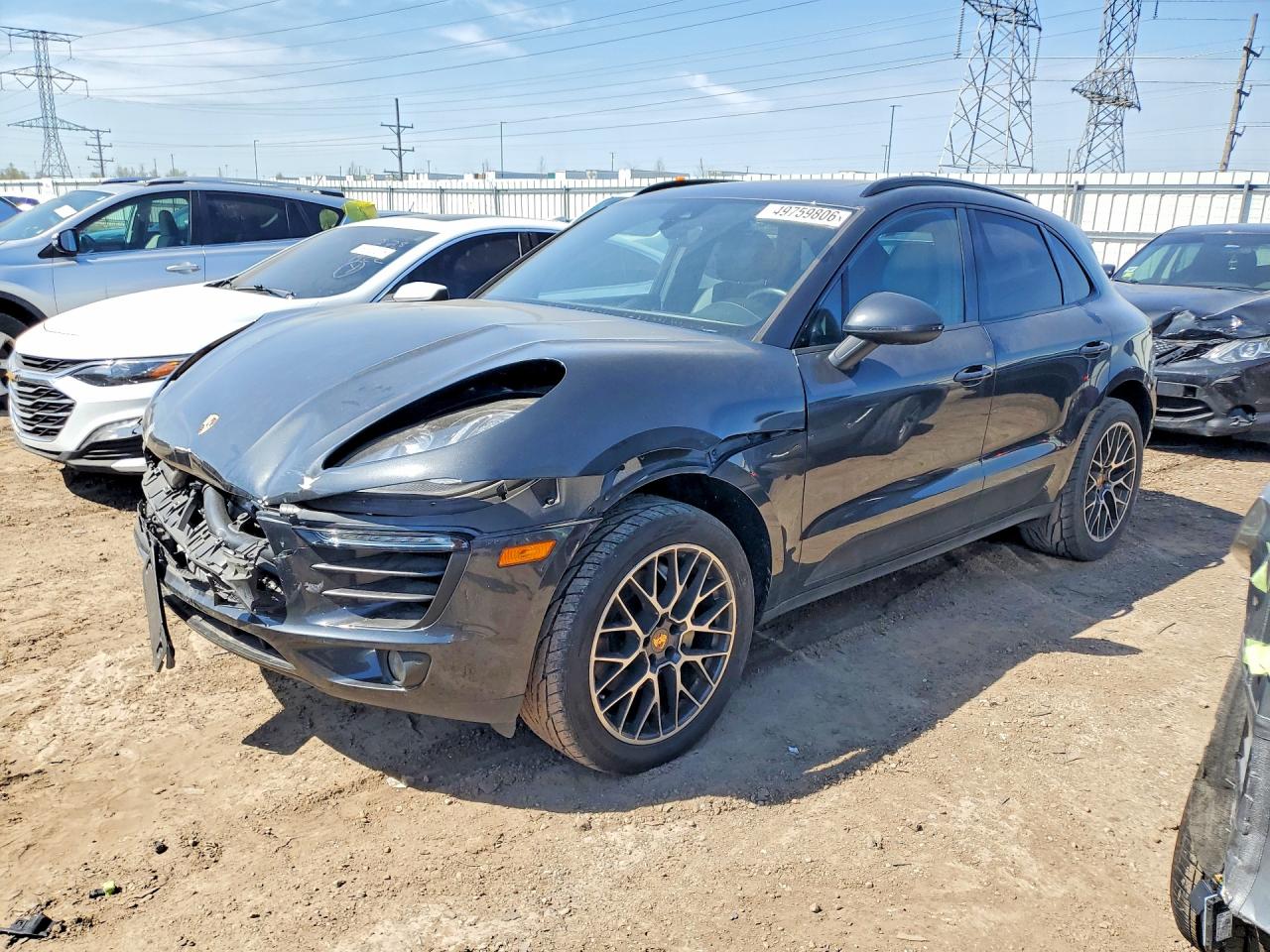 2017 Porsche Macan S, VIN WP1AB2A54HLB18484 — Front end