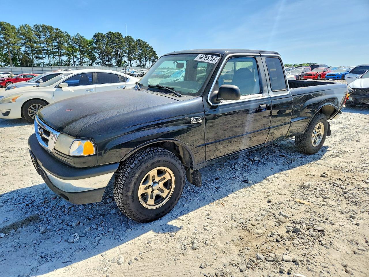 2001 Mazda B-Series DS, VIN 4F4YR16U81TM01716 — Зад