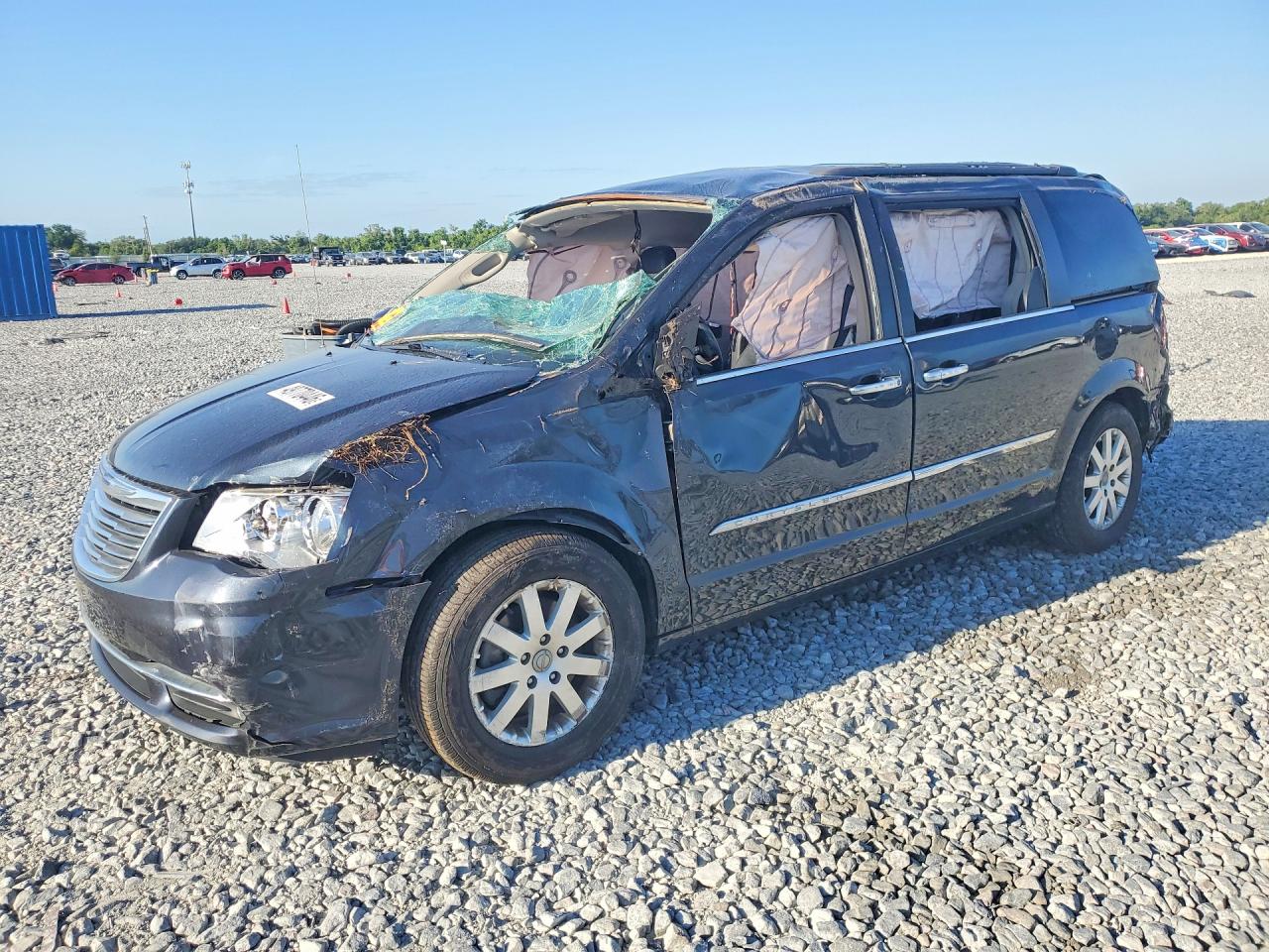 2014 Chrysler Town & Country Touring, VIN 2C4RC1BGXER467261 — Rollover