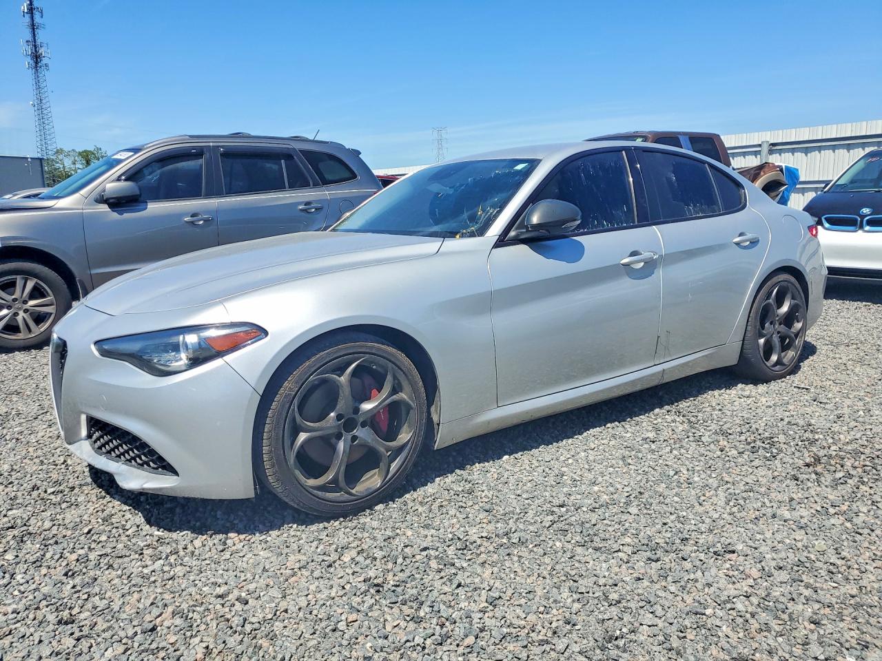 2019 Alfa Romeo Giulia, VIN ZARFAMAN6K7599799 — Normal wear