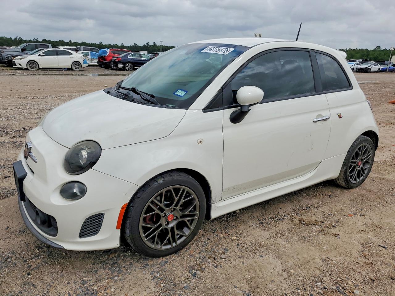 2014 FIAT 500 Abarth, VIN 3C3CFFFH3ET275887 — Undercarriage