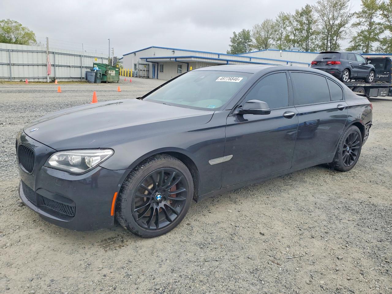 2013 BMW 7 Series 750Li, VIN WBAYE8C57DD133456 — Rear end