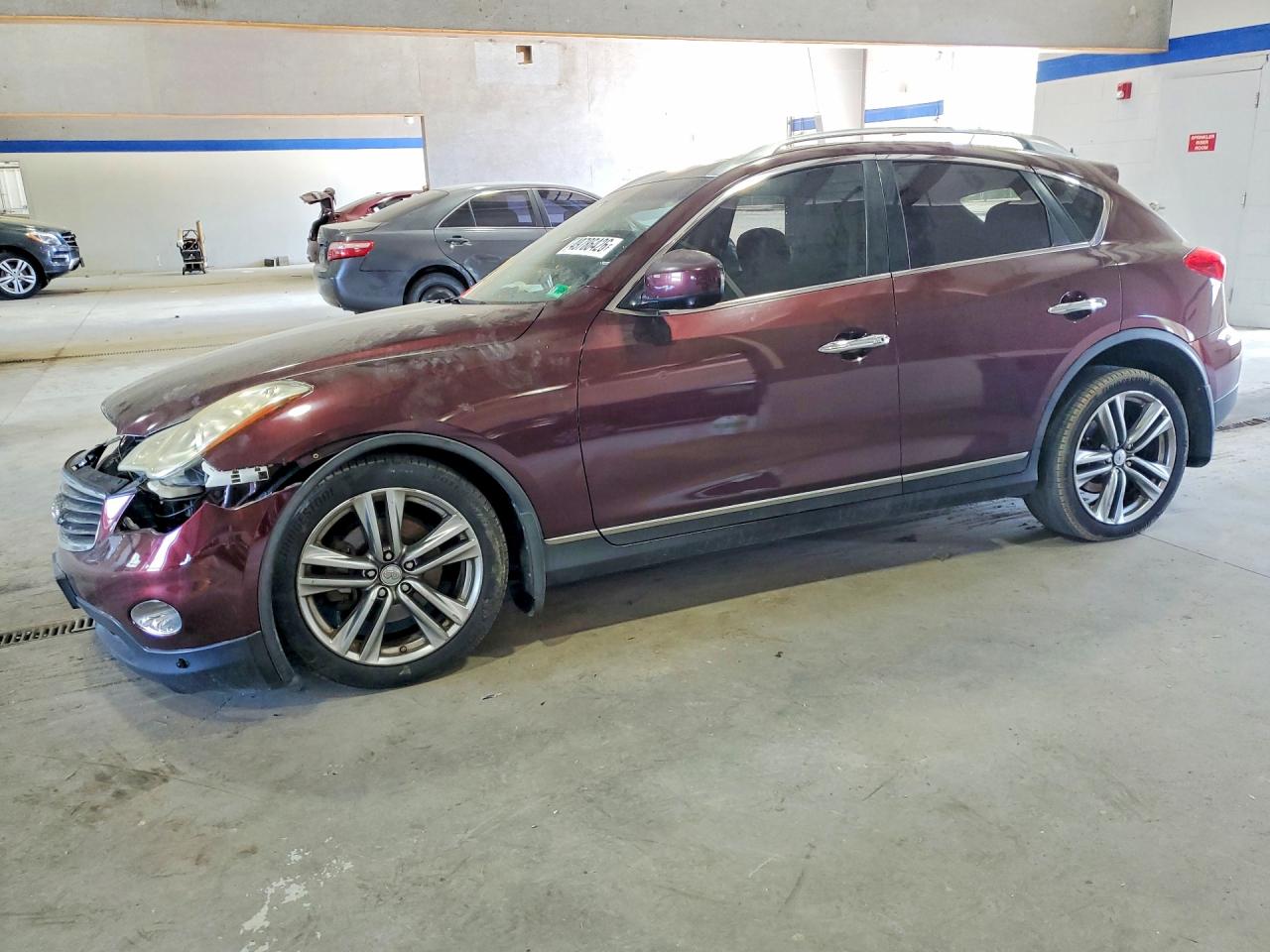2013 Infiniti EX Journey, VIN JN1BJ0HR6DM480197 — Front end