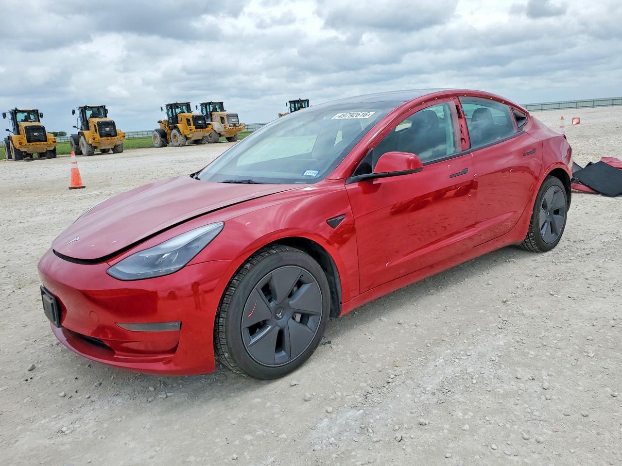 2023 Tesla Model 3, VIN 5YJ3E1EA4PF430180 — Rear end
