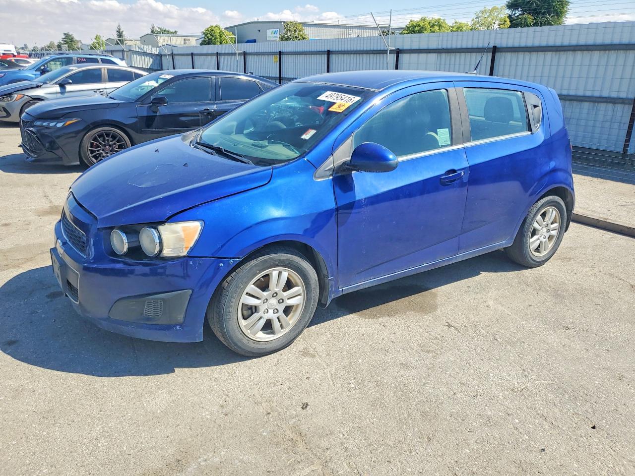 2013 Chevrolet Sonic LT, VIN 1G1JC6SH7D4136120 — Front end