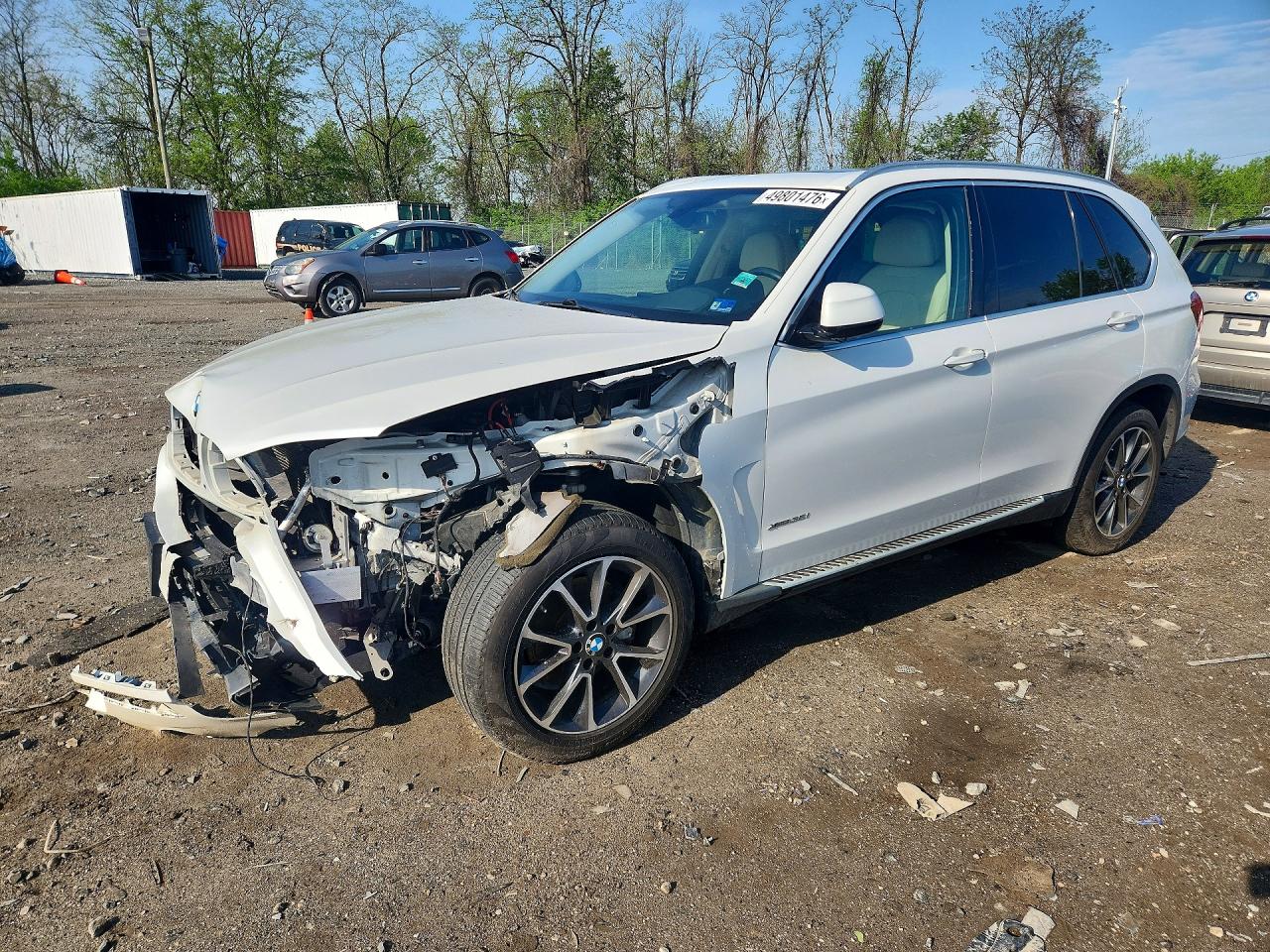 2015 BMW X5 xDrive35i, VIN 5UXKR0C52F0P14001 — Front end