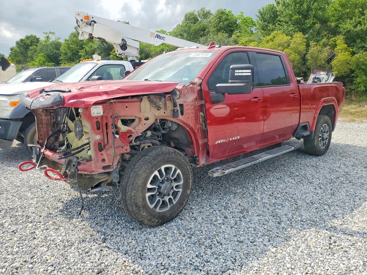 2023 GMC Sierra 2500HD AT4, VIN 1GT49PEY0PF192381 — Front end
