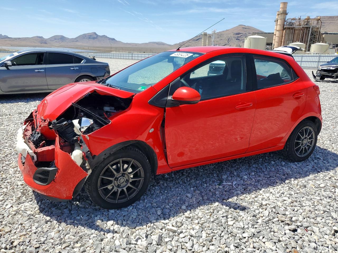 2014 Mazda 2 Sport, VIN JM1DE1KZ3E0183258 — Front end