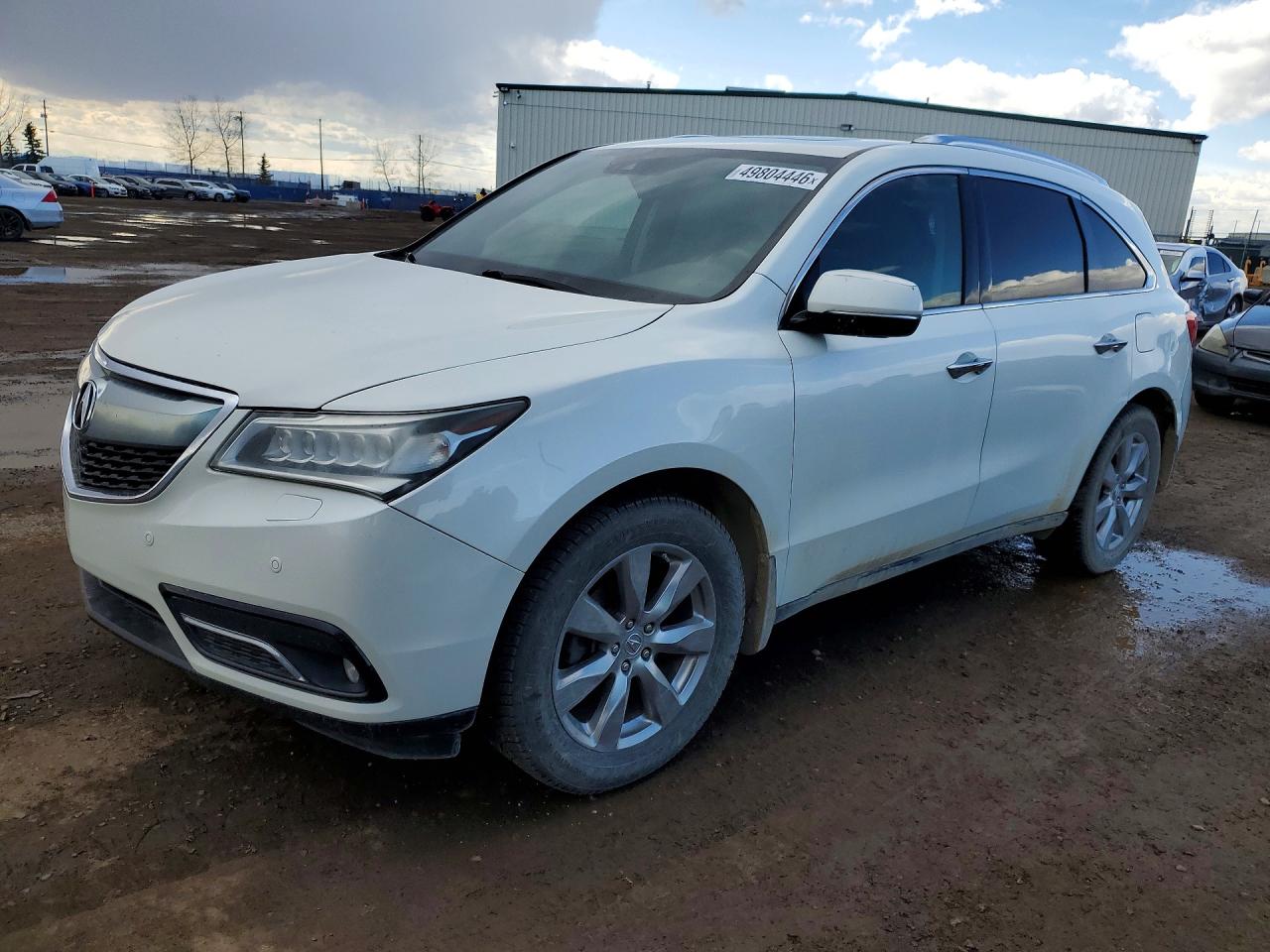 2016 Acura MDX Advance, VIN 5FRYD4H80GB501229 — Interior fire