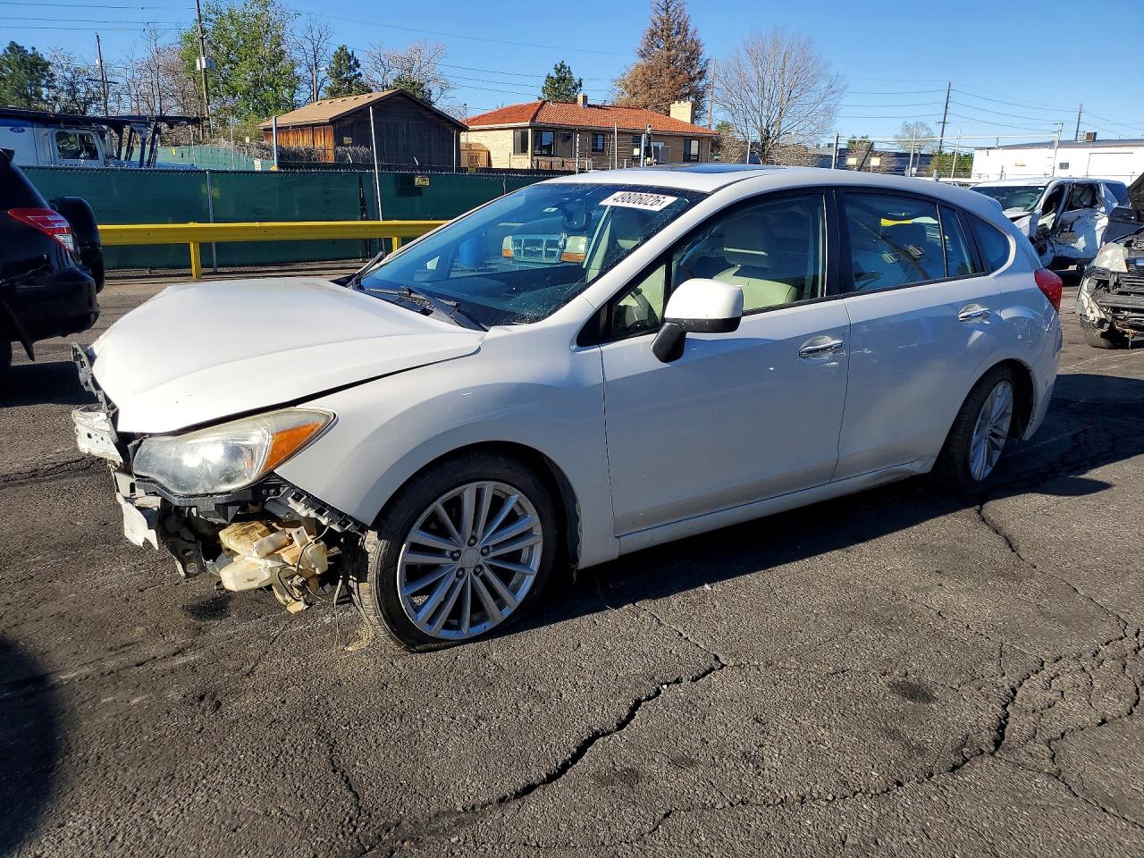 2013 Subaru Impreza Limited, VIN JF1GPAK63DH848811 — Front end