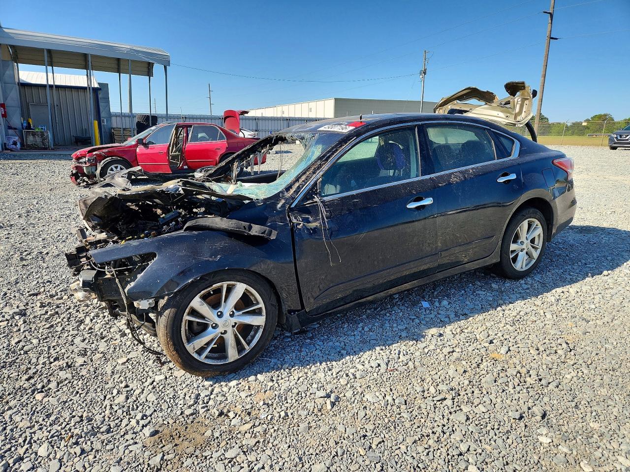 2013 Nissan Altima SL, VIN 1N4AL3AP5DN562242 — Engine fire