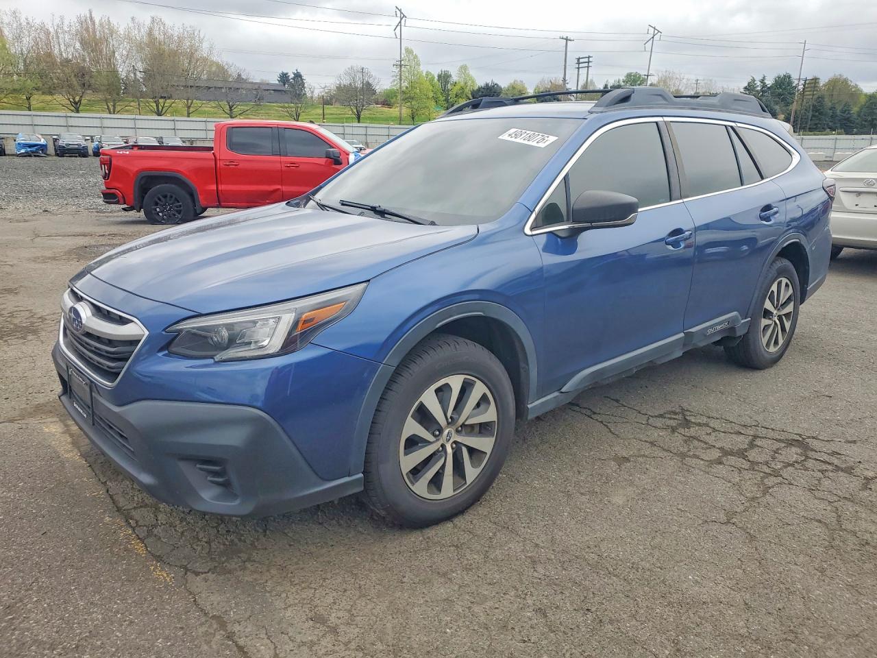 2021 Subaru Outback, VIN 4S4BTAAC2M3100762 — Пожар в салоне