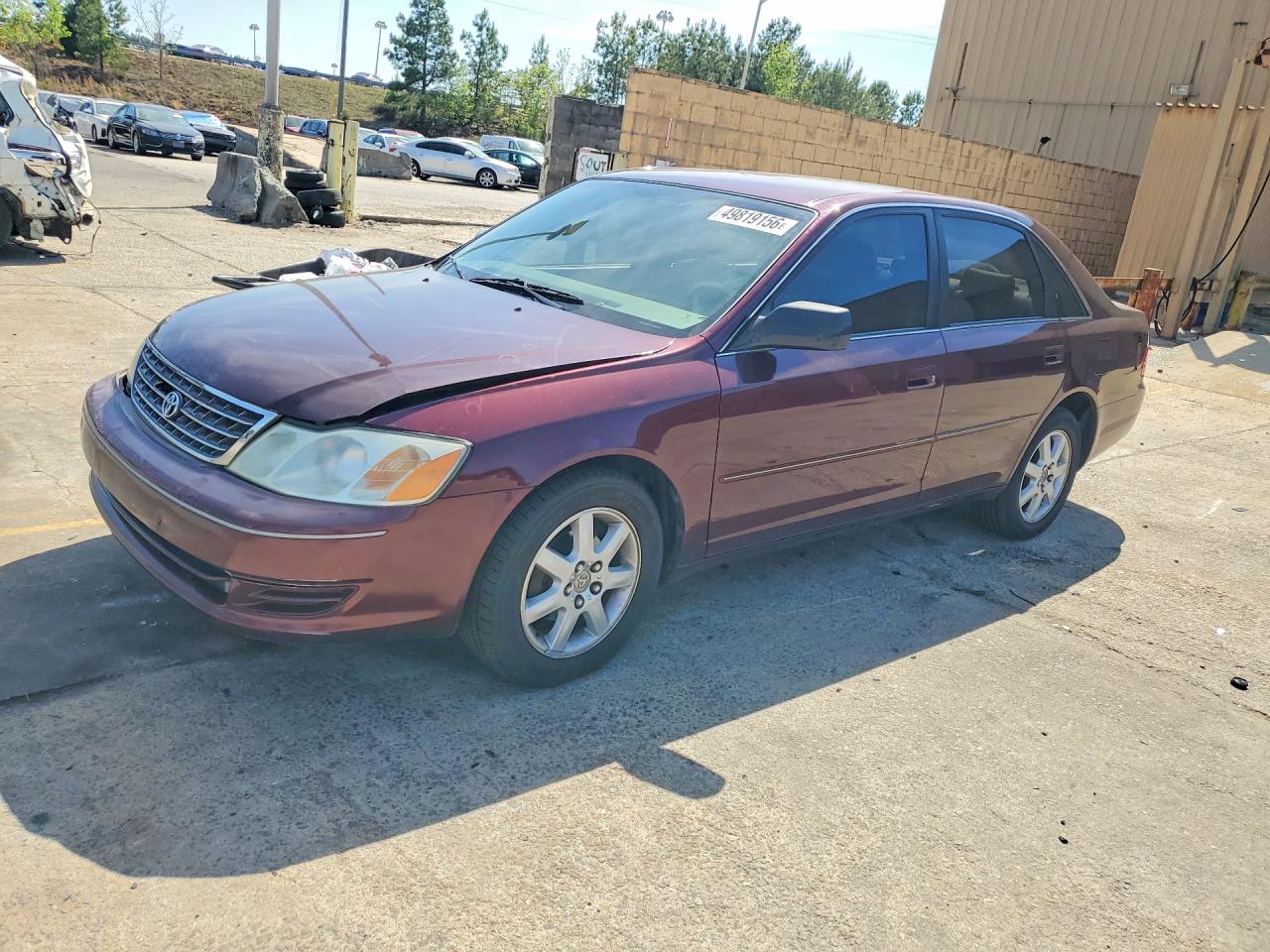 2004 Toyota Avalon XLS, VIN 4T1BF28B84U382040 — Front end
