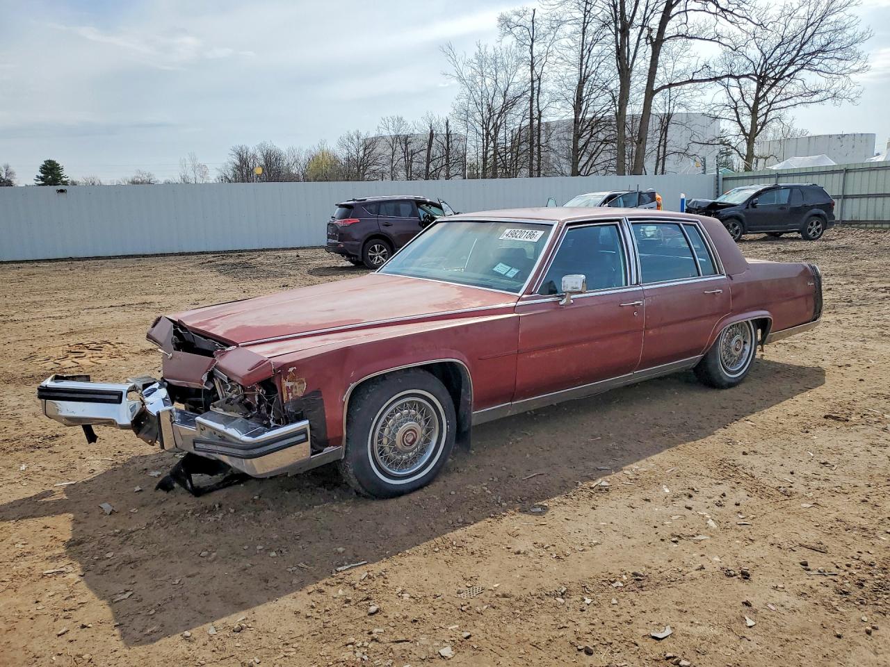 1986 Cadillac Fleetwood, VIN 1G6DW69YXG9739087 — Front end