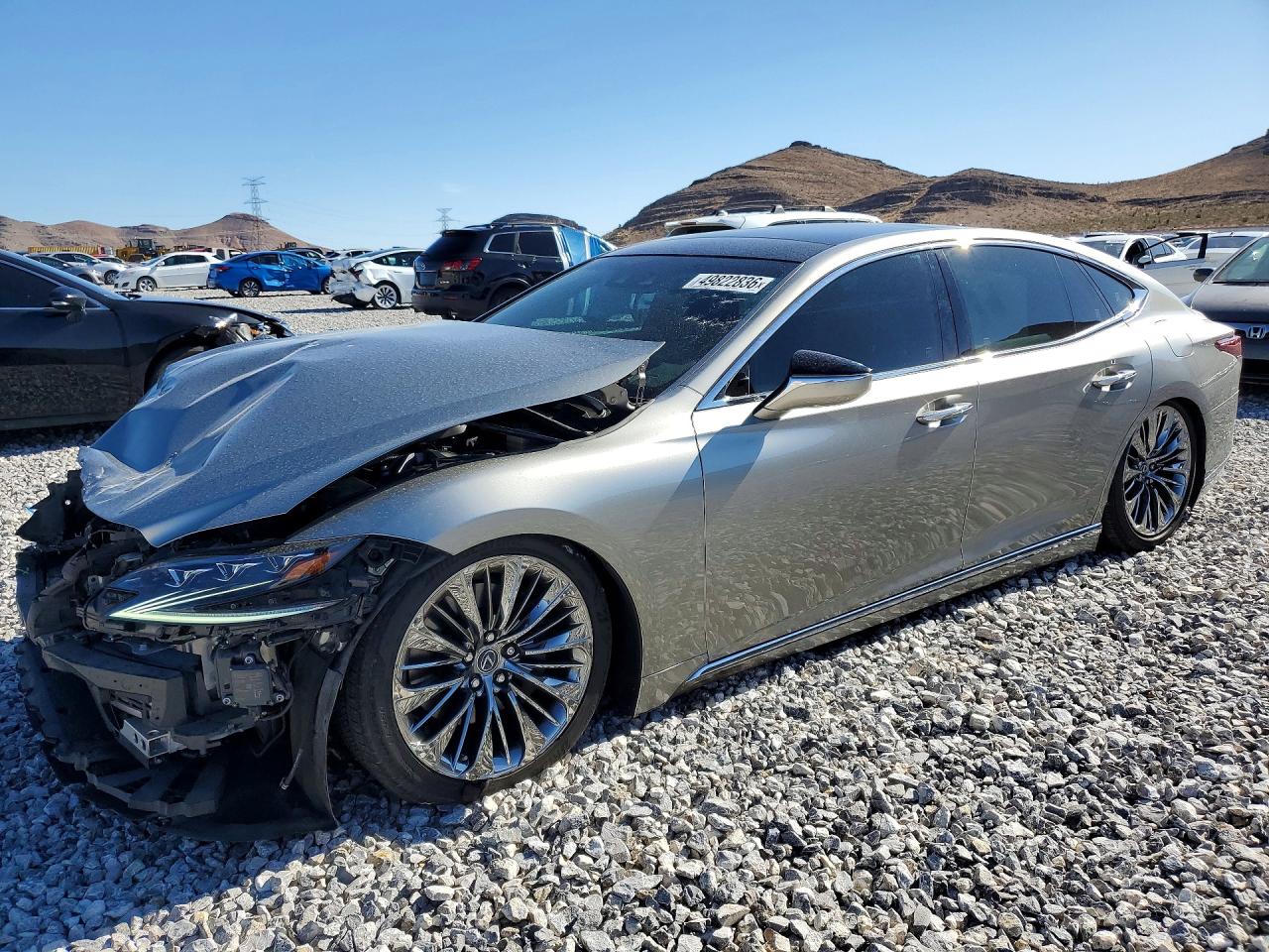 2019 Lexus LS 500, VIN JTHC5LFF0K5006719 — Front end