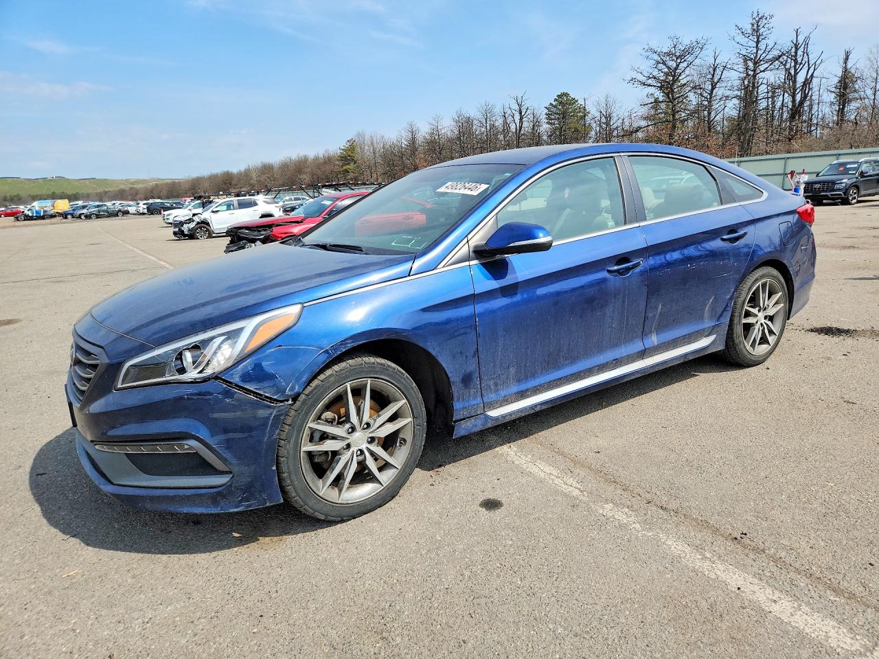 2017 Hyundai Sonata Sport, VIN 5NPE34AB7HH536902 — Front end