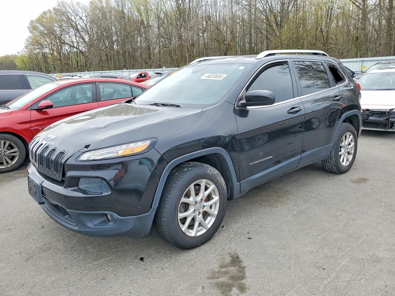 2014 Jeep Cherokee Latitude, VIN 1C4PJMCB7EW153480 — Зад