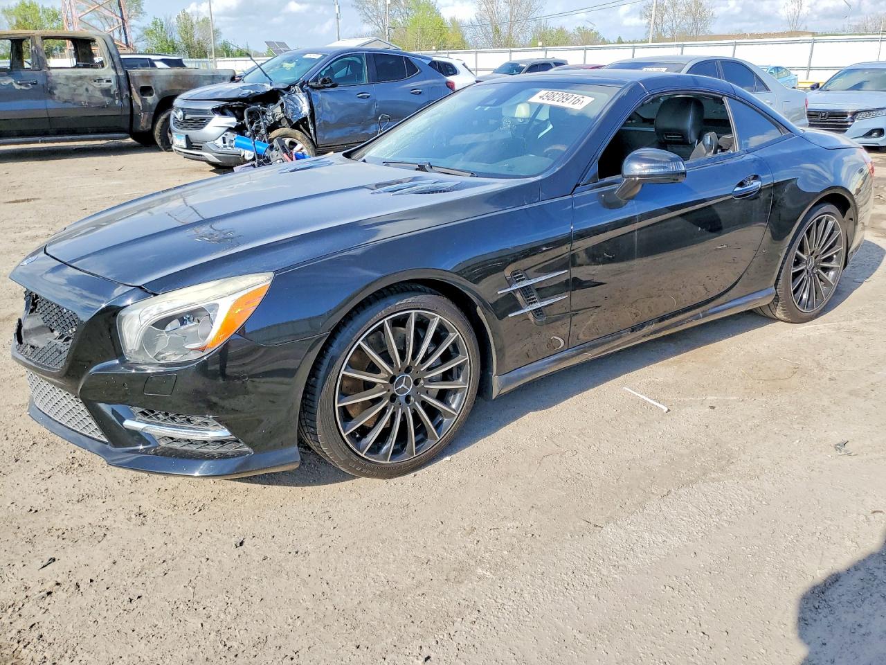 2014 Mercedes-Benz SL 550, VIN WDDJK7DA7EF021478 — Front end