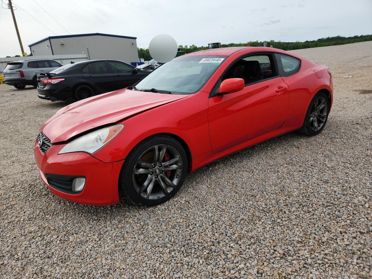 2011 Hyundai Genesis Coupe Grand Touring w/Brn Lth, VIN KMHHU6KHXBU047248 — Front end
