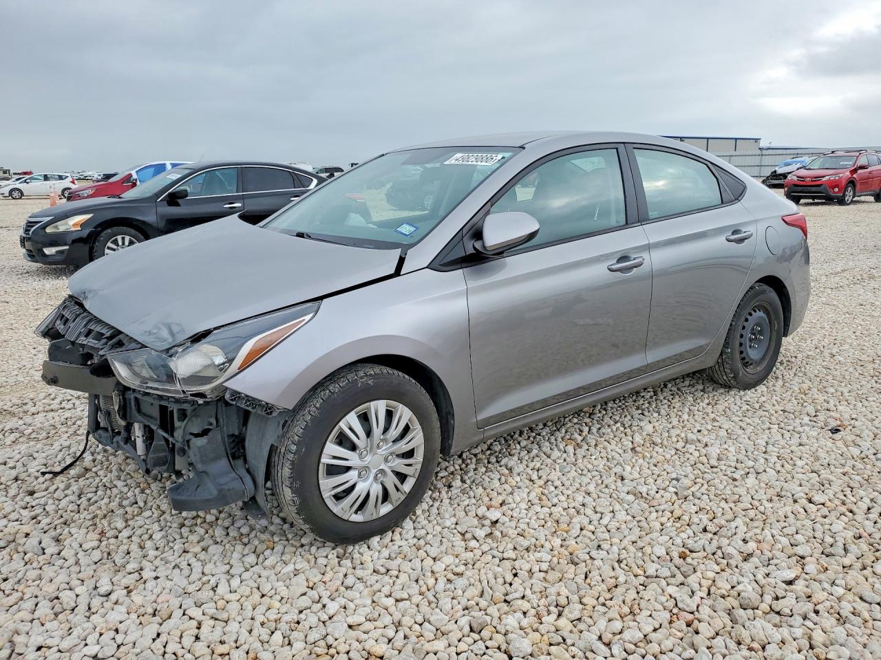 2022 Hyundai Accent SEL, VIN 3KPC24A67NE168170 — Front end