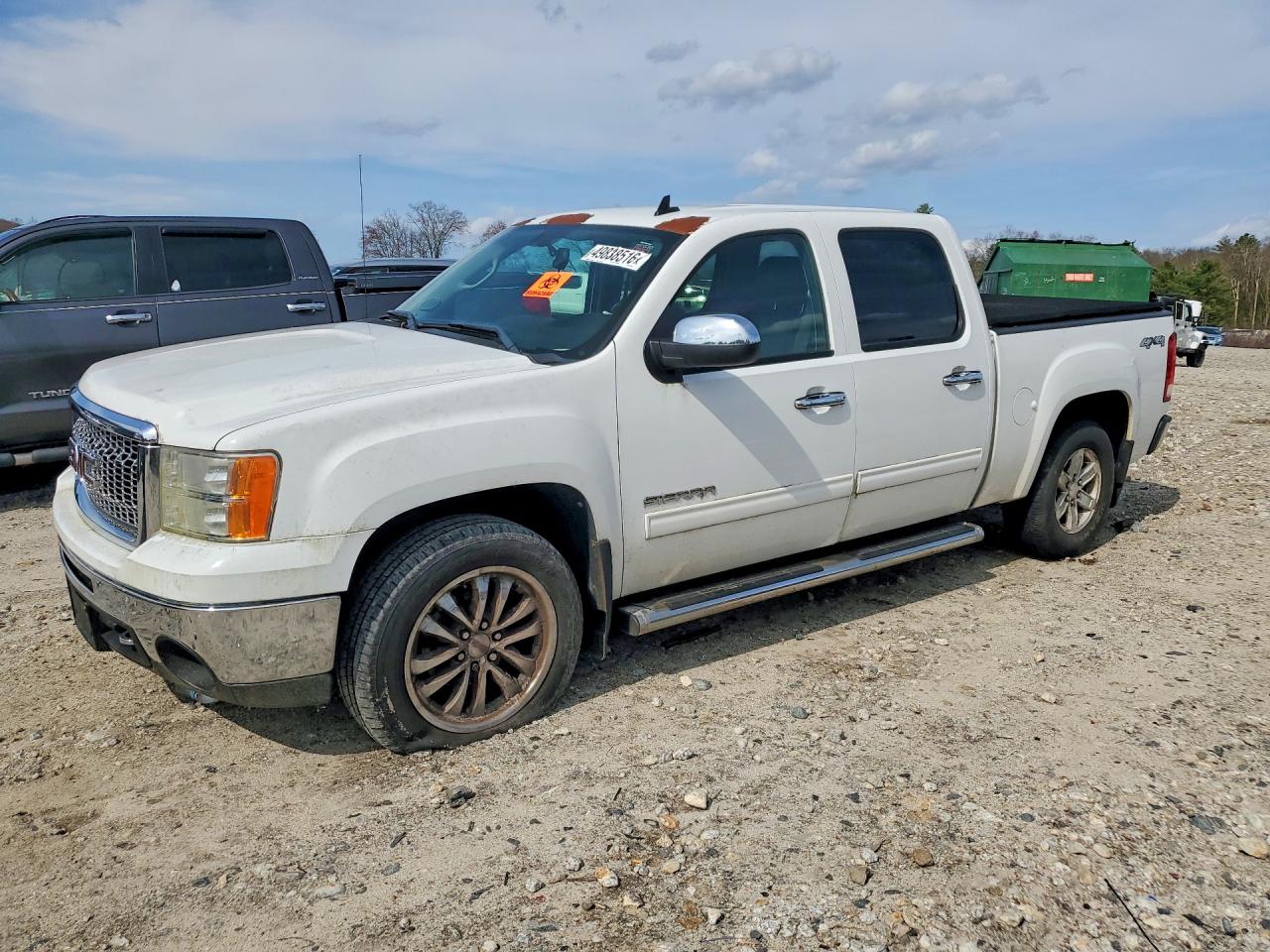 2012 GMC Sierra 1500 SLE, VIN 3GTP2VE72CG205542 — Frame damage