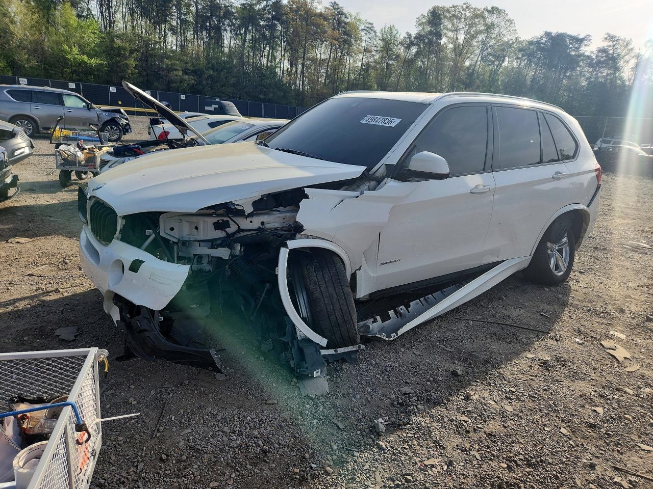 2015 BMW X5 xDrive50i, VIN 5UXKR6C5XF0J78787 — Front end