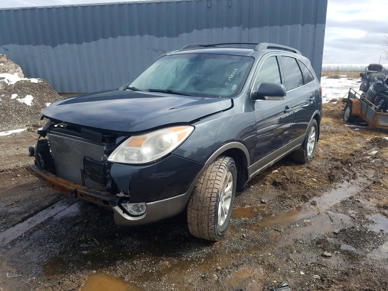 2012 Hyundai Veracruz Limited, VIN KM8NUDCC3CU181689 — Front end