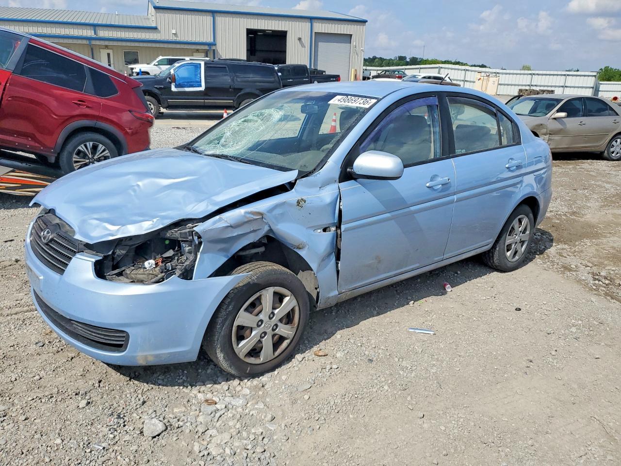 2011 Hyundai Accent GLS, VIN KMHCN4AC8BU620570 — Front end