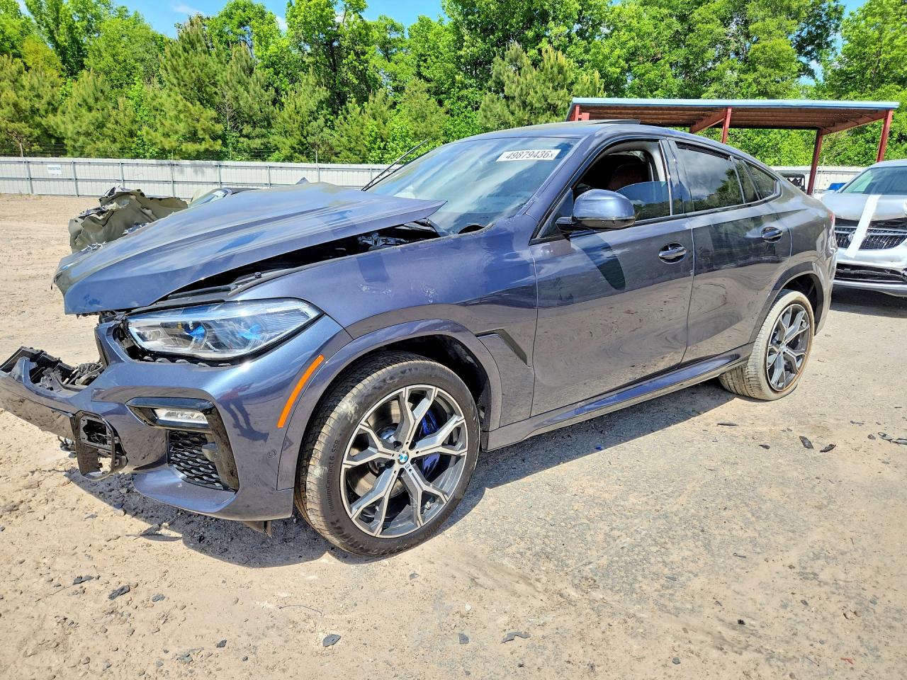2020 BMW X6 xDrive40i, VIN 5UXCY6C0XL9D54551 — Перед