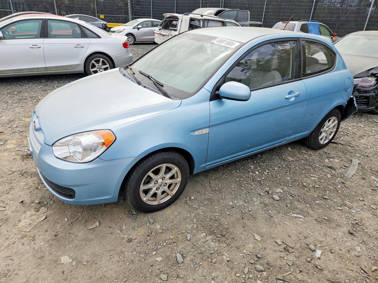 2010 Hyundai Accent GS, VIN KMHCM3AC1AU155044 — Rear end
