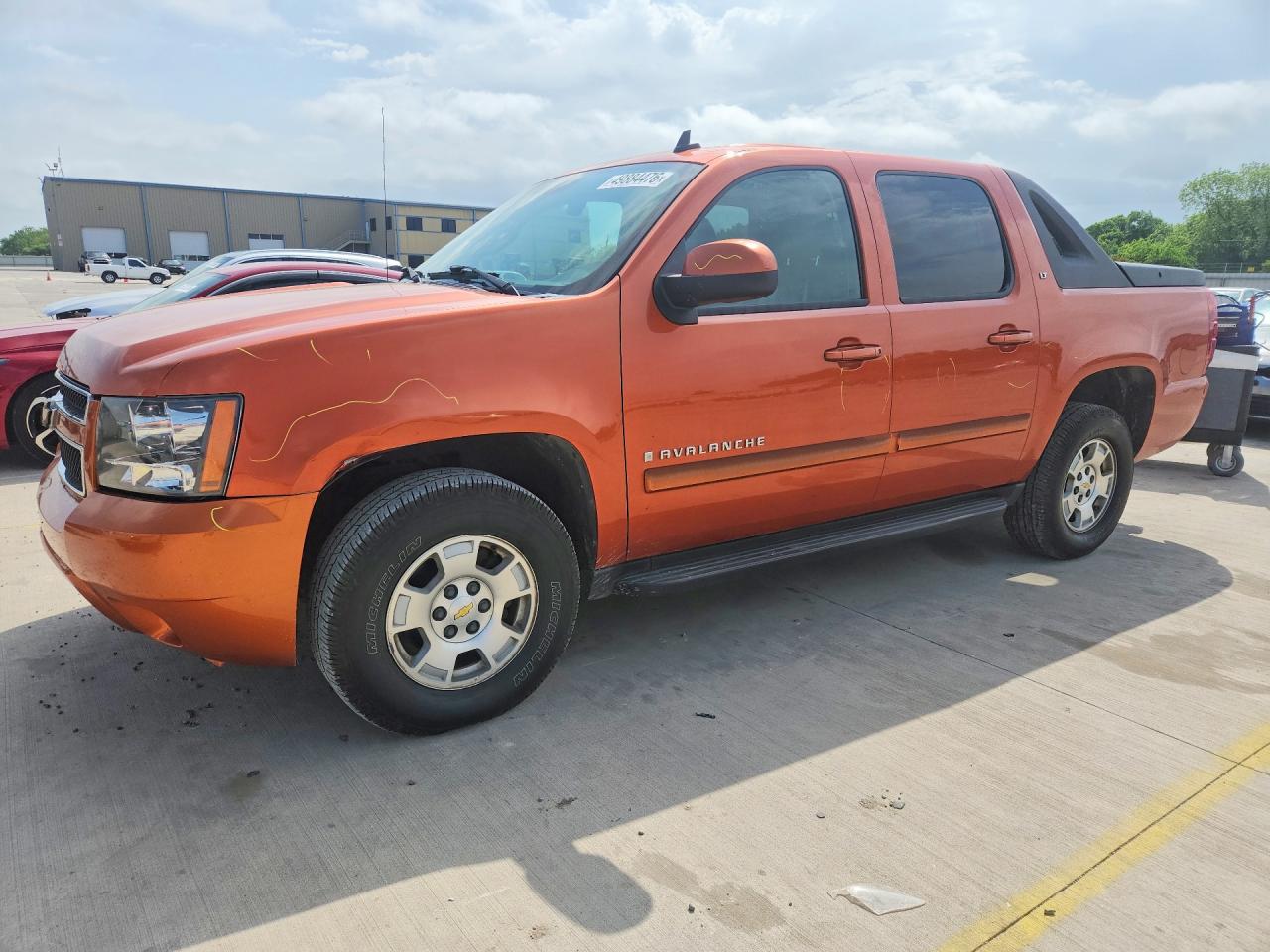 2007 Chevrolet Avalanche LTZ, VIN 3GNEC12067G259959 — Front end