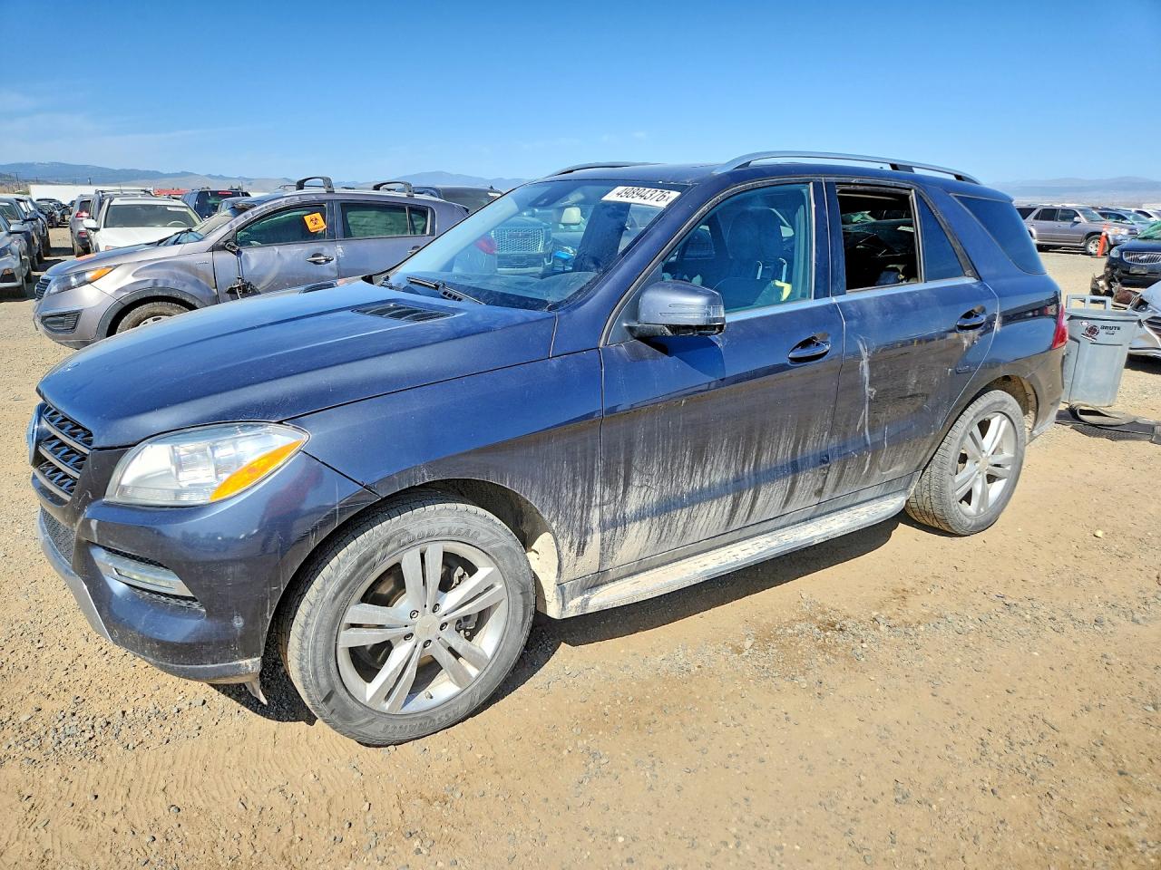 2013 Mercedes-Benz M 350, VIN 4JGDA5HB4DA164106 — Stripped