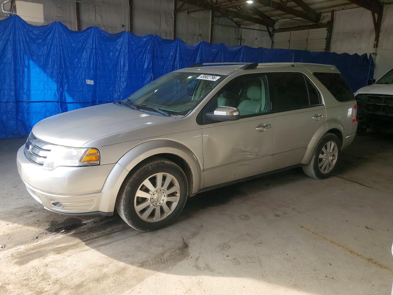 2008 Ford Taurus X Limited, VIN 1FMDK06W58GA21707 — Side