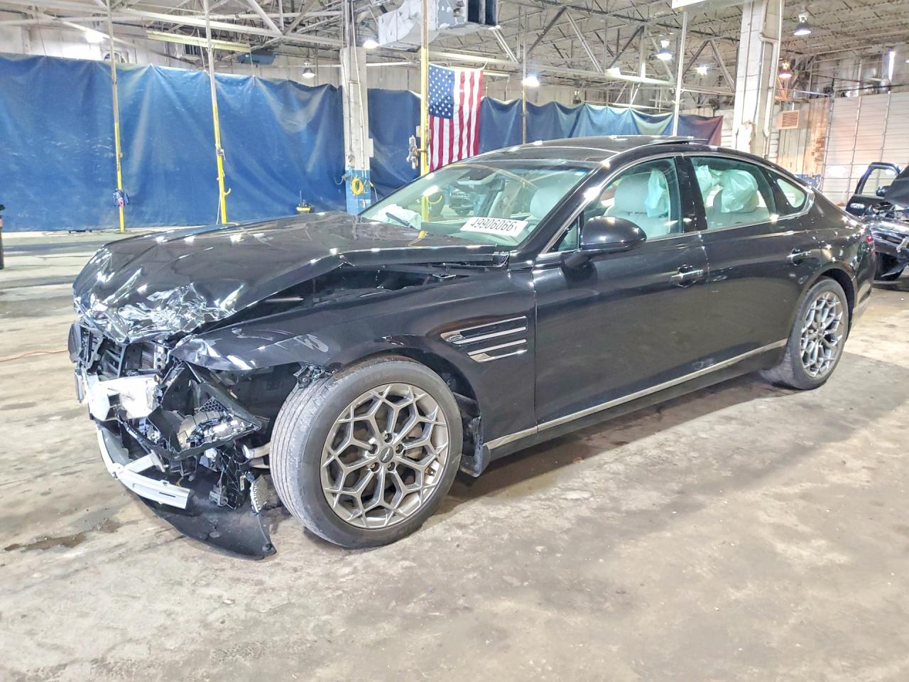 2021 Genesis G80 2.5T, VIN KMTGB4SC4MU048768 — Front end