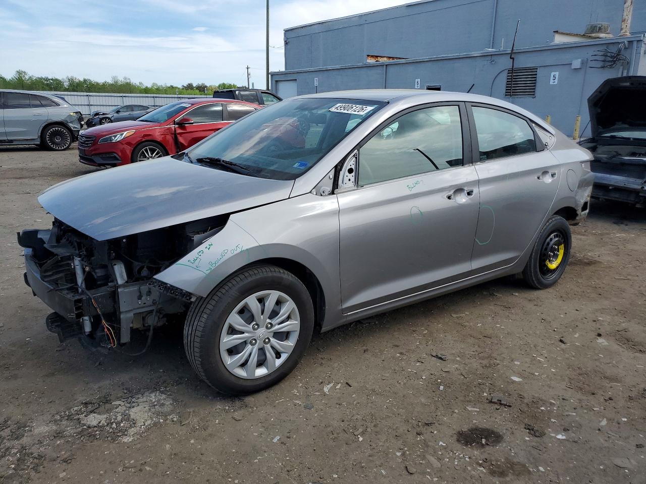 2022 Hyundai Accent SE, VIN 3KPC24A68NE183261 — Front end